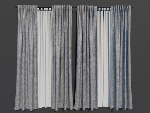 Plain Curtain Screen Curtain