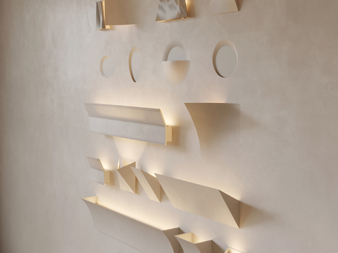 Silent wall lamp gypsum wall lamp