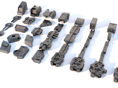 Hard surface parts mechanical parts