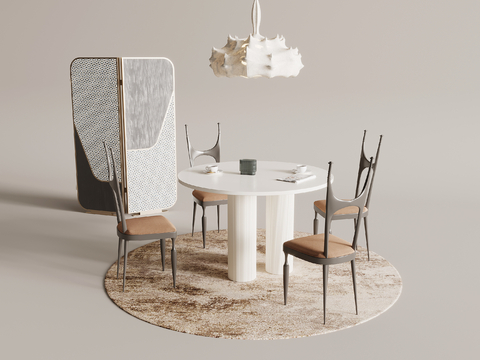 Round dining table