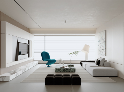 Modern Minimalist Living Room