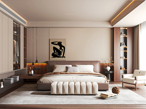 Middle Style Master Bedroom