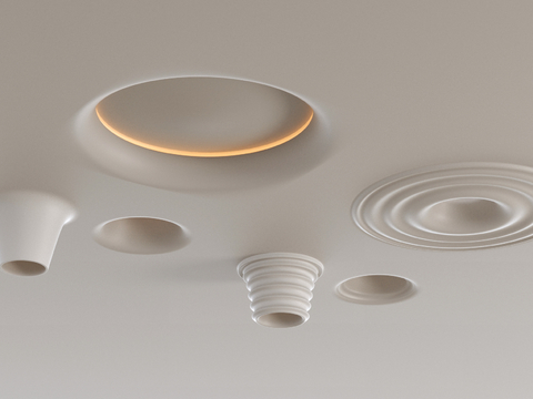 Cream Style ceiling round ceiling shape