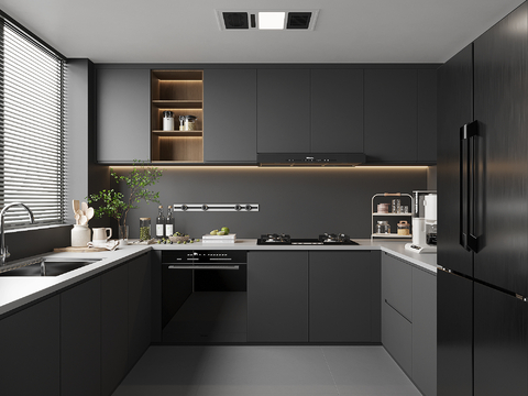 Dark Style Kitchen