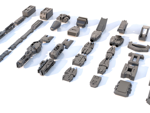 Hard surface parts mechanical parts