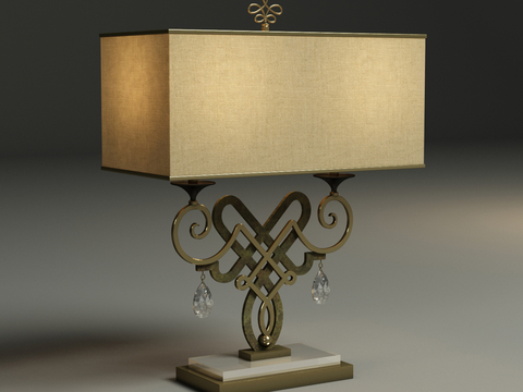 French table lamp