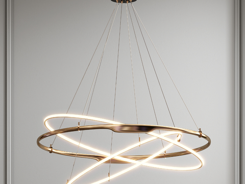 Modern ring chandelier linear chandelier