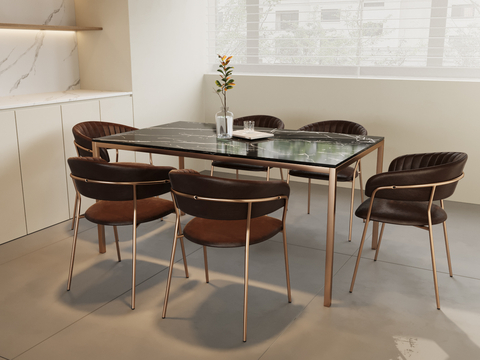 Modern Dining Table and Chair