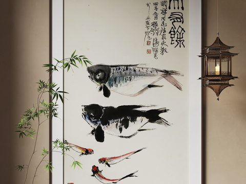 New Chinese Ink Painting Decorative Painting Hanging Painting