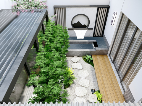 Modern Courtyard Garden