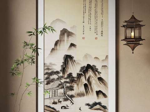 New Chinese Landscape Painting Art Painting Decorative Painting Hanging Painting