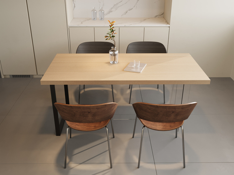 Nordic Dining Table and Chair