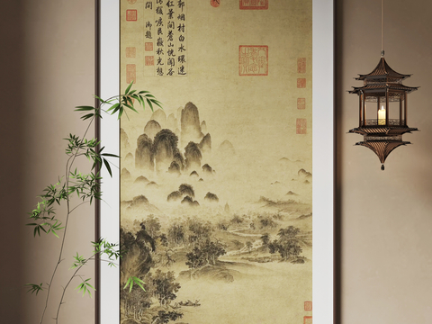 New Chinese Landscape Painting Decorative Painting Hanging Painting