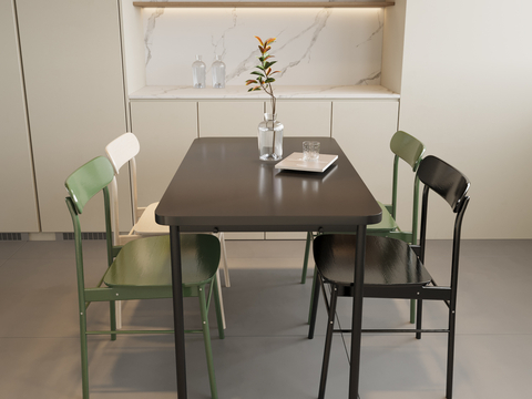 Nordic Dining Table and Chair