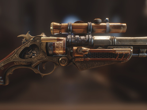 Steampunk Gun