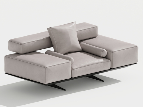 single sofa leather sofa