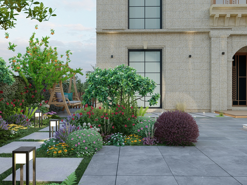 Modern Courtyard Garden