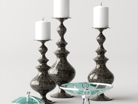 European-style candlestick candle