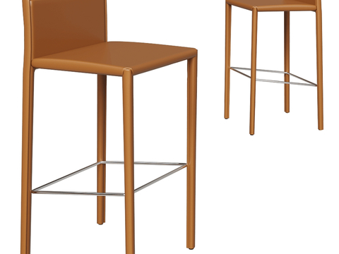 Milani Italian Simple Bar Chair Bar Stool