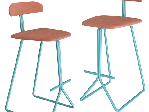 MISSANA Nordic Simple Bar Chair Bar Stool