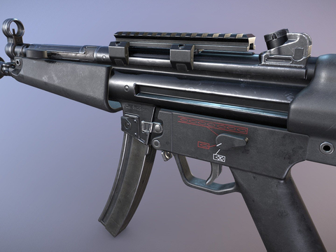 MP5A2 submachine gun