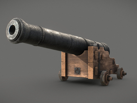 old naval cannon