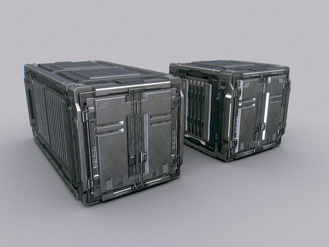 sci-fi industrial container