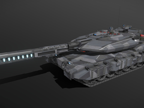 Sci-fi Leopard 3 Main Battle Tank