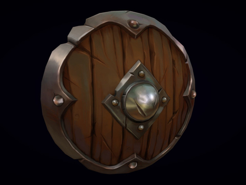 Wooden Shield Shield Round Shield