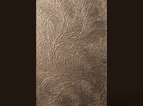 Bronze Metal Embossed Panel