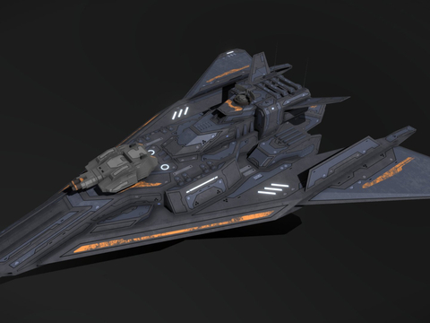 sci-fi frigate