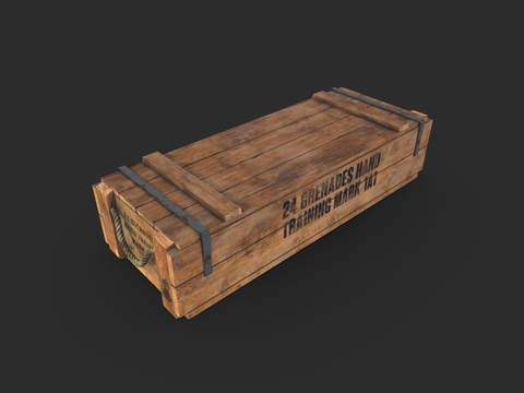 wooden case equipment box bullet box