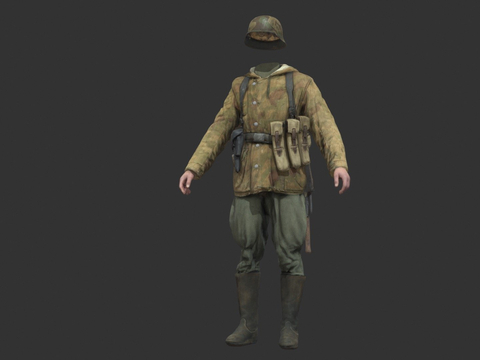 German camouflage uniform