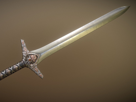 Elf Blade One-handed Sword Game Props