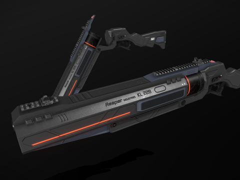 KL228 Sci-Fi Shotgun Game Props