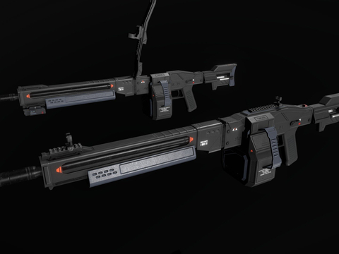 FSK34 Sci-Fi Heavy Machine Gun Firearms