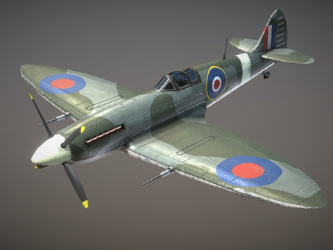 British combat aircraft Spitfires