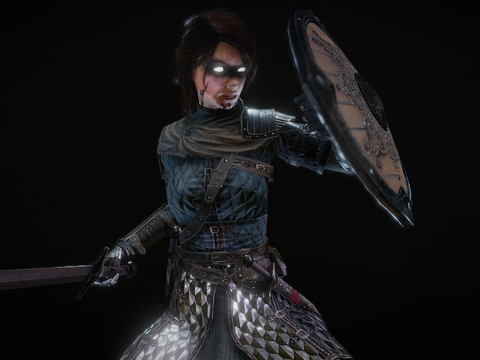 Female Knight suit