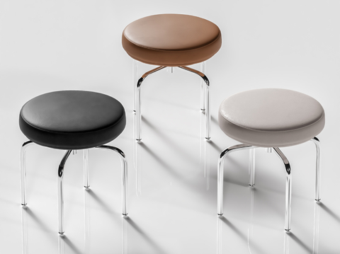 Cassina Modern Ottoman Shoe Changing Stool