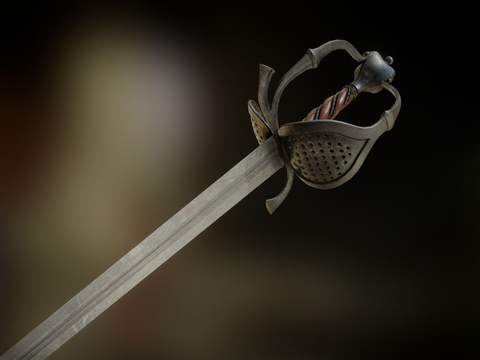 One-handed side sword