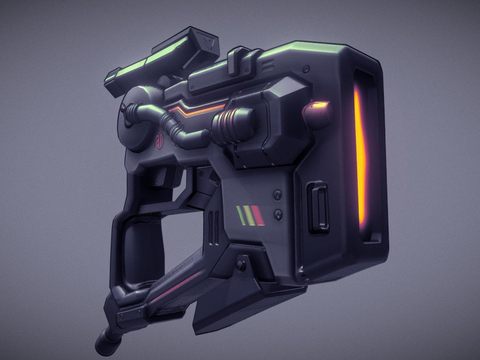 Sci-Fi Gun Game Props