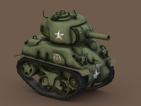 Cartoon Sherman Tank