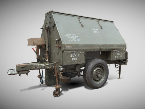 Military Car Communication Trailer