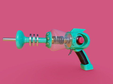 Retro future laser gun