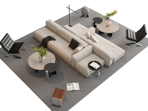 Office Sofa Lobby Sofa Sectional Sofa