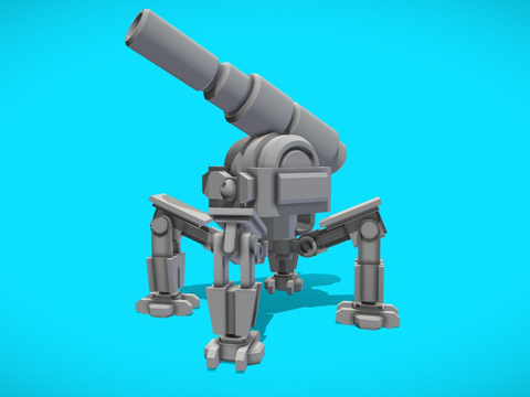 Animated Mech Mechanical Artillery