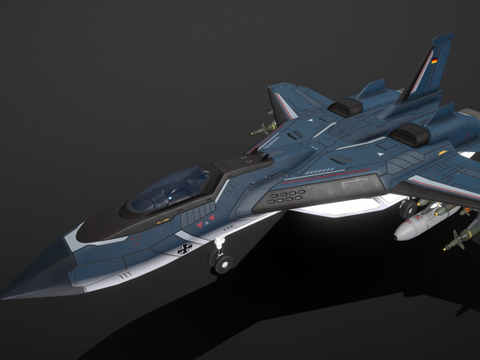 LK8 sci-fi fighter aircraft