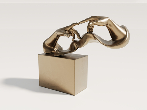 Modern Metal Sculpture