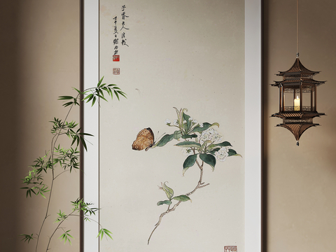 Neo-Chinese Style Decorative Painting Art Painting Hanging Painting