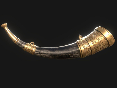 Bronze Horn War Horn Game Props